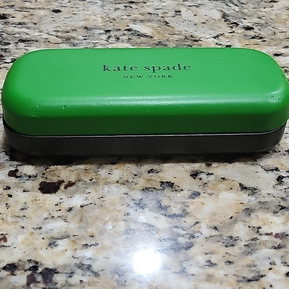 Kate Spade Green Eyeglass Case